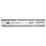 Straight Plastic Ruler, 6 Inch redirect to product page